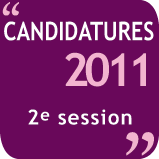 Candidature 2011-2012