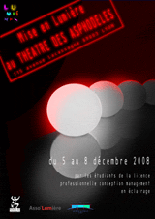 Mise en lumieres Th��tre des Asphod�les